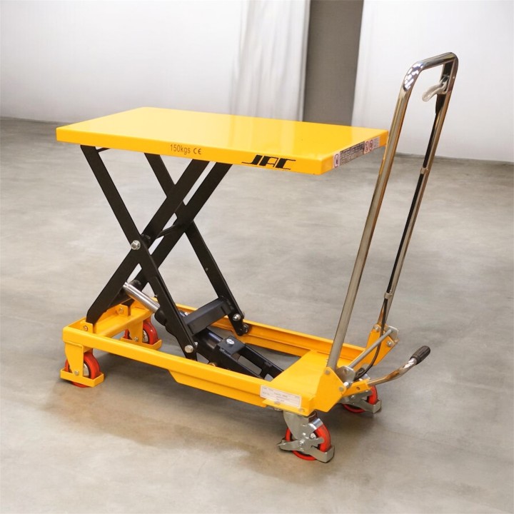 Table élévatrice manuelle charge 150 Kg