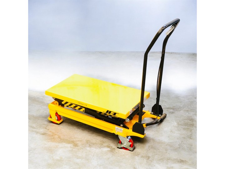 Table élévatrice manuelle haute levée charge 150 Kg