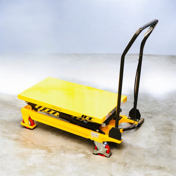 Table élévatrice manuelle haute levée charge 150 Kg