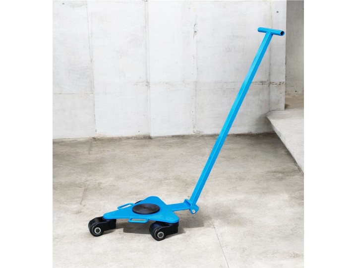 Timon rouleur orientable charge 2000 Kg