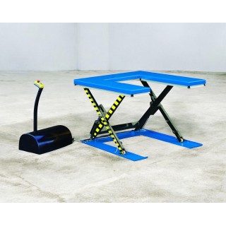 Table élévatrice électrique en U charge 1000 Kg