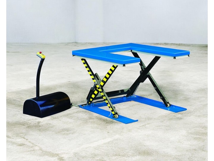 Table élévatrice électrique en U charge 1000 Kg