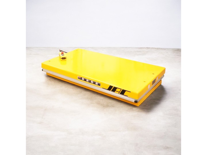 Table élévatrice fixe, levée électrique, charge 500 Kg, plateau pour palettes 1300 x 800 mm, série HIW.