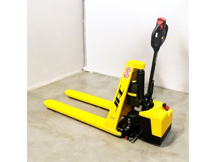 Transpalette haute levée tout électrique, charges 1000 Kg.