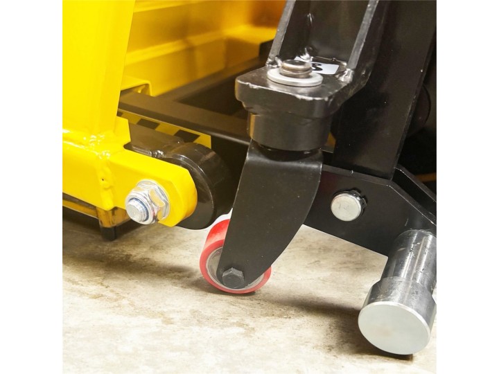 Transpalette haute levée tout électrique, charges 1000 Kg.