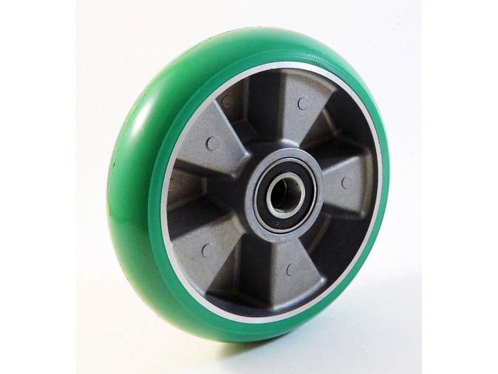 Roulette à platine, bandage caoutchouc non marquant, charges 160 à 600 Kg (série EG/40-60)