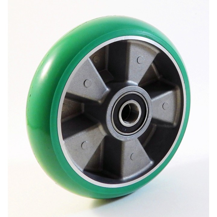 Roulette à platine, bandage caoutchouc non marquant, charges 160 à 600 Kg (série EG/40-60)