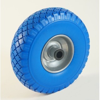 Roue increvable, bandage en mousse de polyuréthane, jante tôle, (série IT)