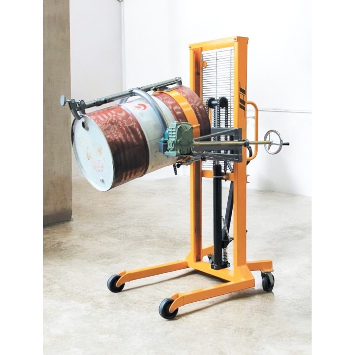 Gerbeur manuel retourne fûts charge 450 Kg