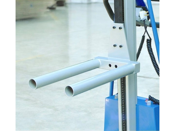 Gerbeur positionneur de travail semi électrique, levée 1700mm, charge 100 Kg