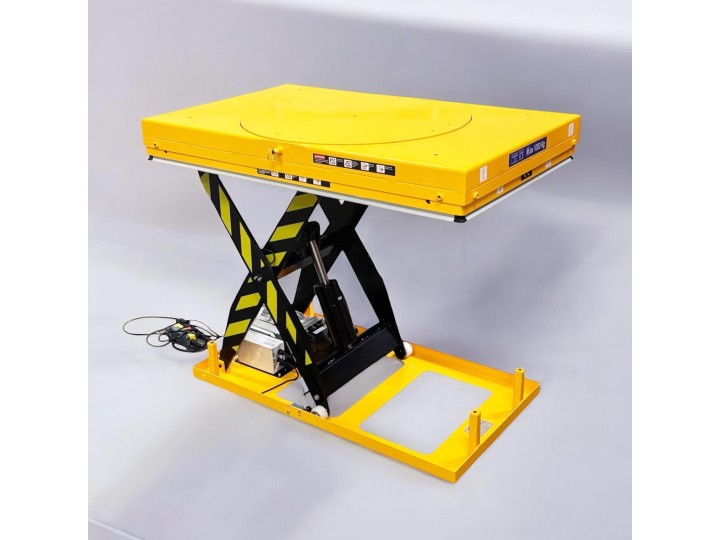 OPTION Plateau tournant pour table HIW0500 et HIW1000 + blocage de direction 3 position