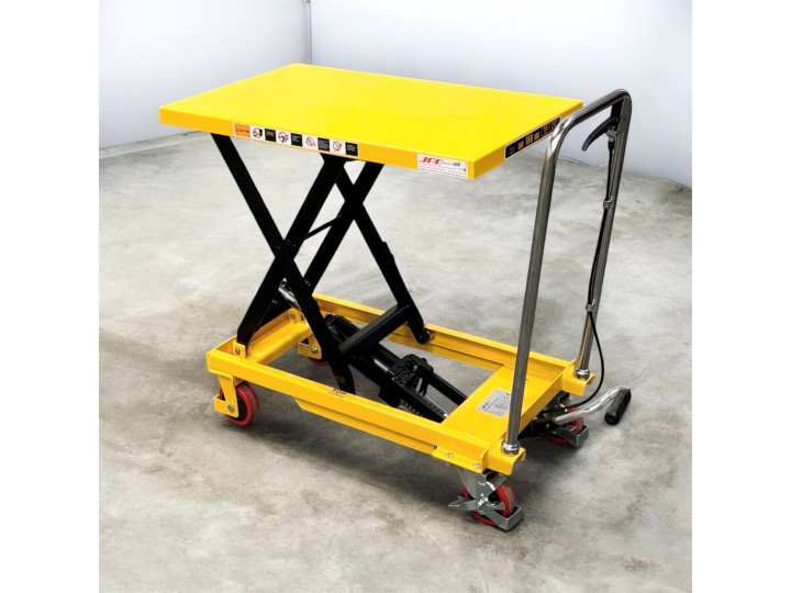 Table élévatrice manuelle, charge 150 Kg, levée 720 mm