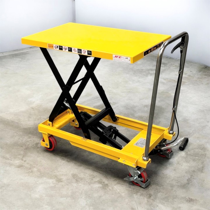 Table élévatrice manuelle, charge 150 Kg, levée 720 mm