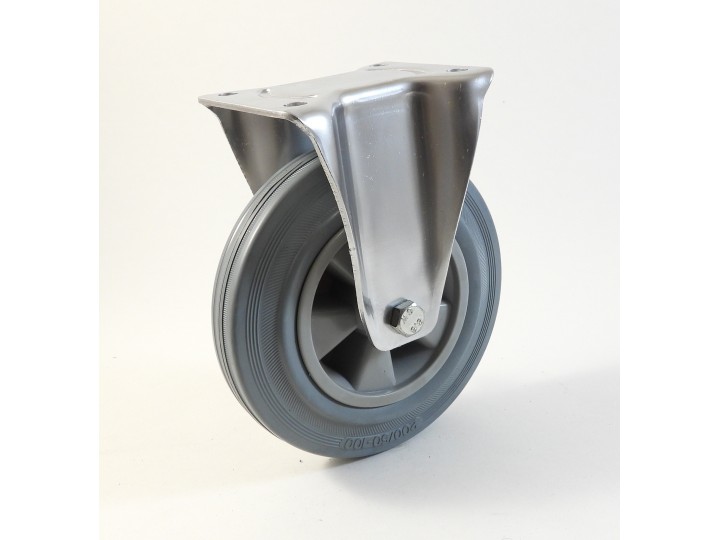 Roulette à platine, bandage caoutchouc non marquant, charges 50 à 205 Kg (série DG/22)