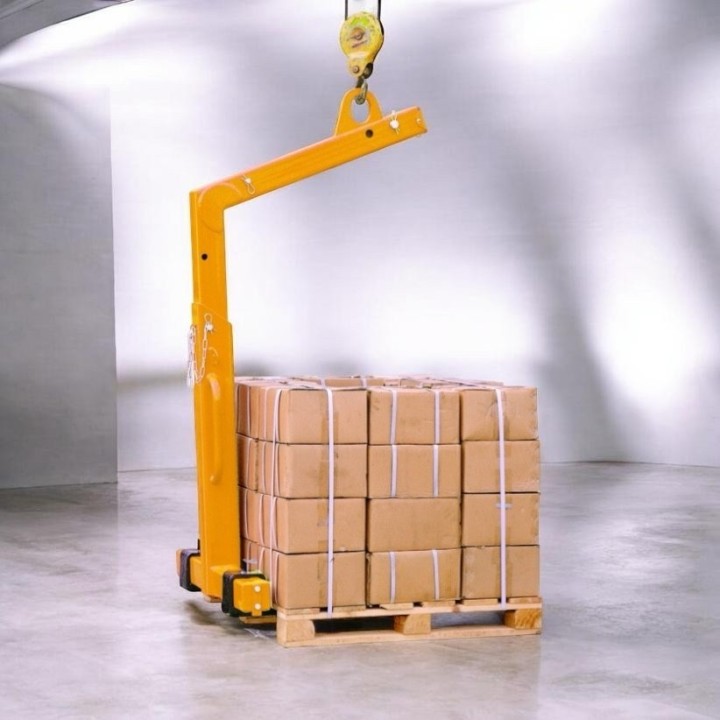 Lève palettes autoéquilibré à fourches réglables, capacité de charge 3000 Kg