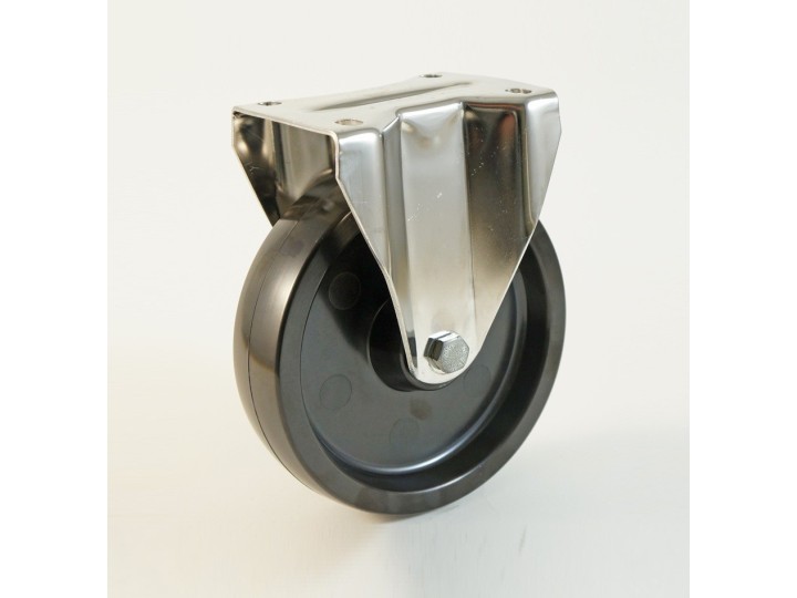 Roulette inox à platine haute température,  Roue en résine phénolique, (série HI20/FS)