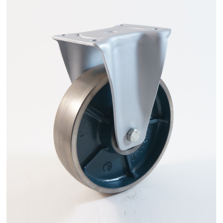 Roulette à platine renforcé, Roue en fonte, (série 60/Q)