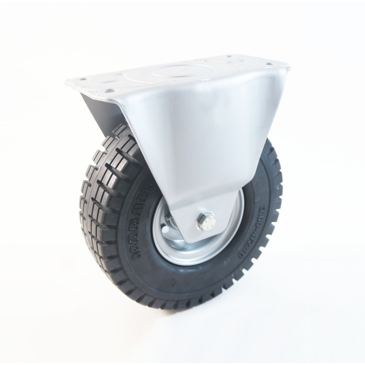 Roulette à platine, Roue pneu plein souple, (série 22/PPS)