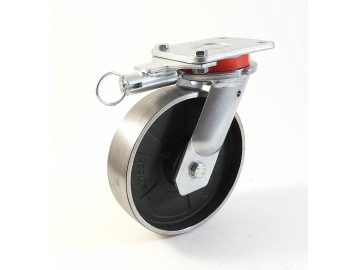 Roulette à platine extra renforcé, Roue en fonte, (série 70/Q)