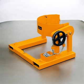 Retourneur de fûts acier pour chariots élévateur, HK285A