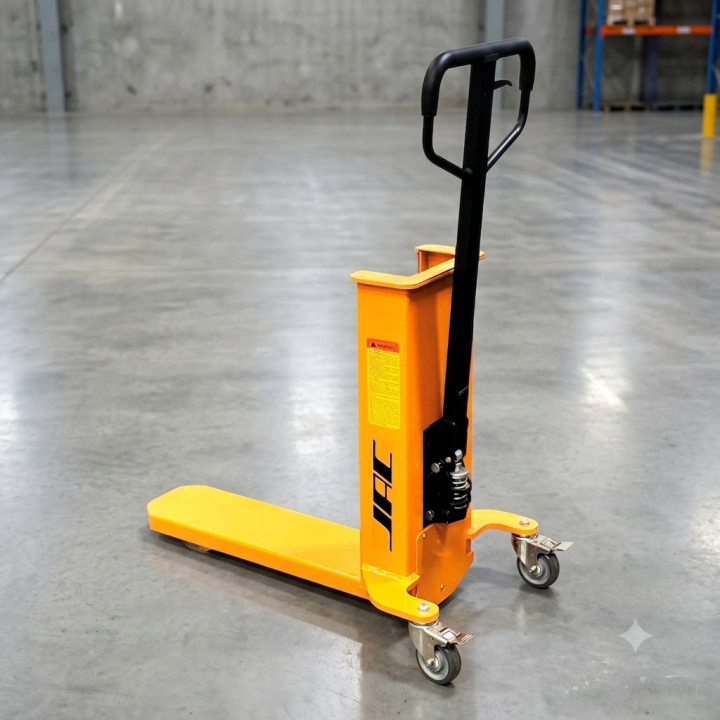 Transpalette manuel mono fourche, pour ¼ de palette, charge 500 Kg