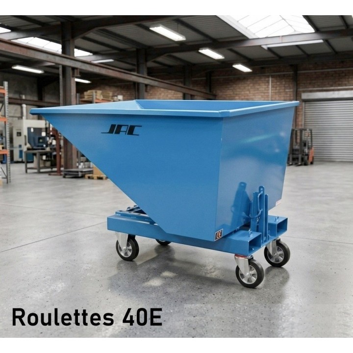 Roulette compatible avec bennes auto basculantes