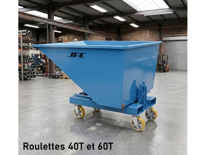 Roulette compatible avec bennes auto basculantes