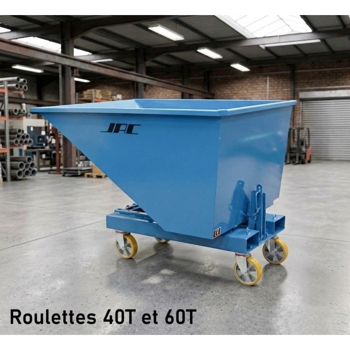 Roulette compatible avec bennes auto basculantes