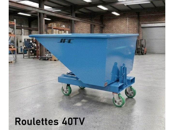 Roulette compatible avec bennes auto basculantes