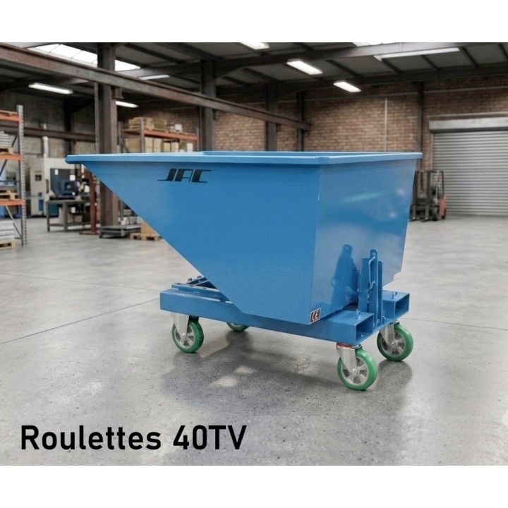 Roulette compatible avec bennes auto basculantes