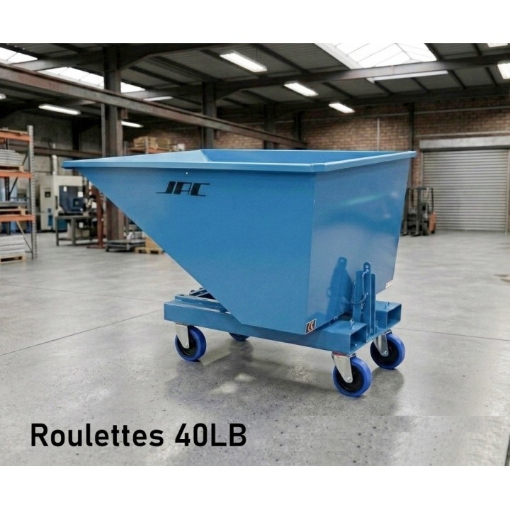 Roulette compatible avec bennes auto basculantes