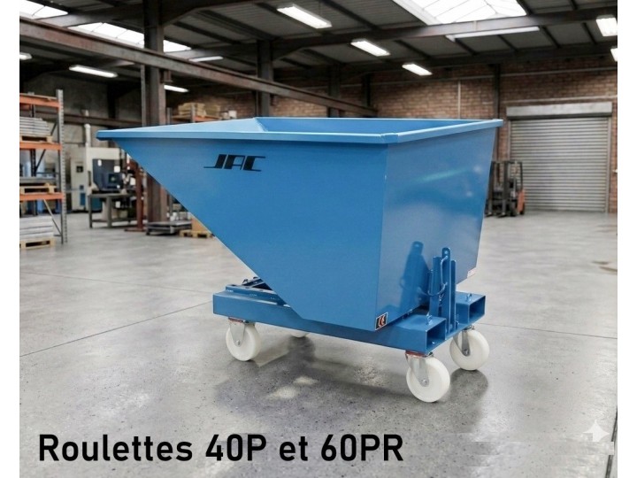 Roulette compatible avec bennes auto basculantes