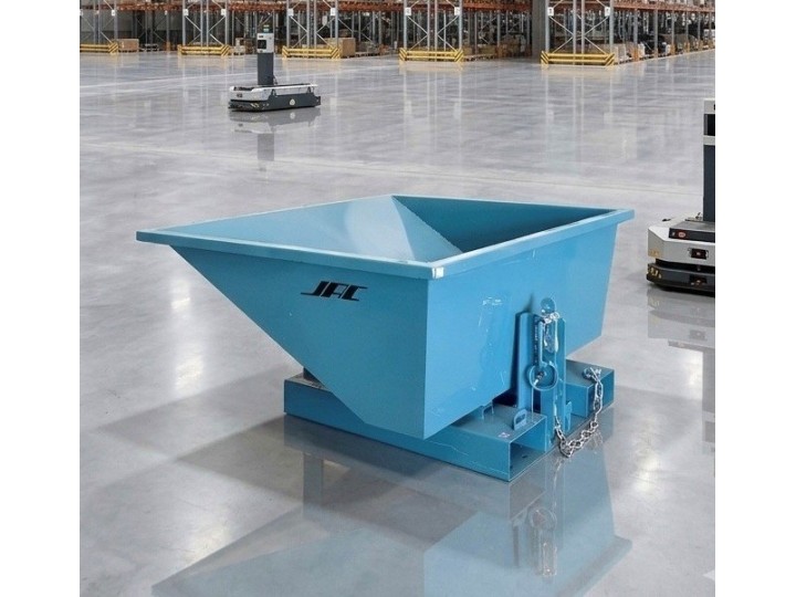 Benne auto basculante 220 Litres, charge 1200 kg.