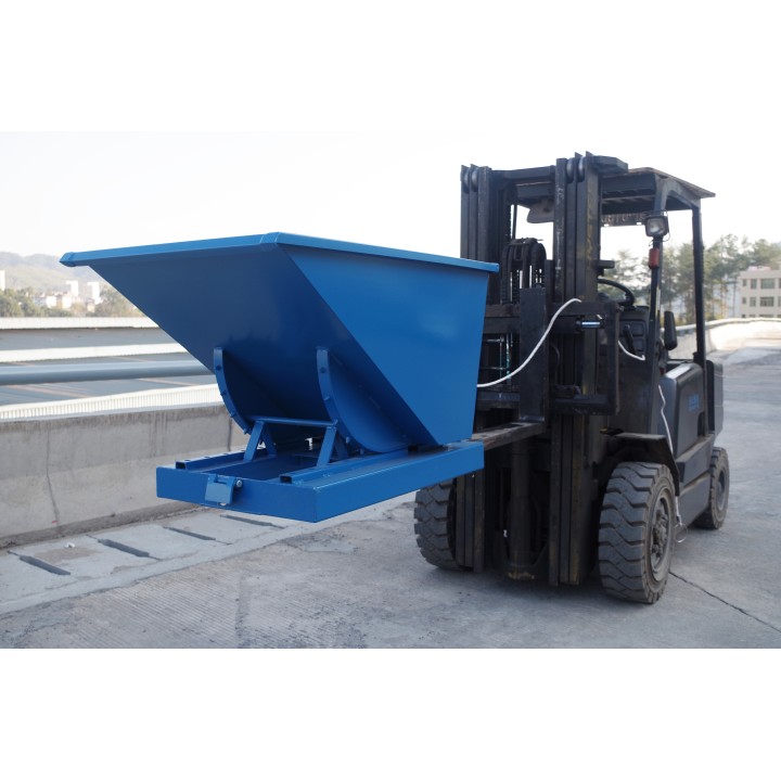 Benne auto basculante 220 Litres, charge 1200 kg.