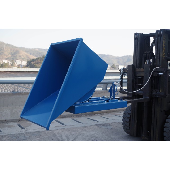 Benne auto basculante 600 Litres, charge 2000 kg.