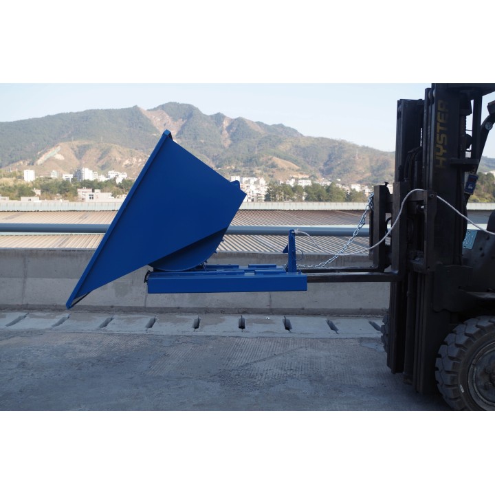 Benne auto basculante 600 Litres, charge 2000 kg.