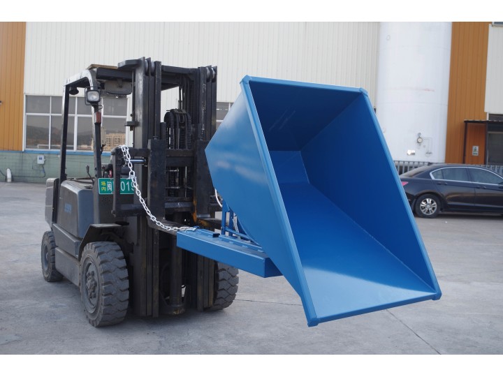 Benne auto basculante 600 Litres, charge 2000 kg.