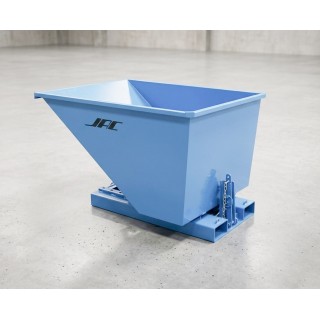 Benne auto basculante 600 Litres, charge 2000 kg.