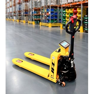 Transpalette peseur, tout électrique compact, charge 2000 Kg / pesage 2000 Kg