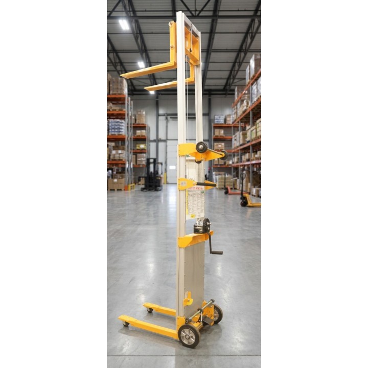 Gerbeur manuel à manivelle, modulable, charge 180 Kg
