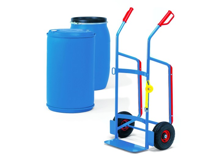 Diable à fûts plastique ou acier CU 250 Kg